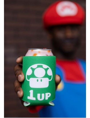 1 Up Super Mario Bros. Green Can Cooler