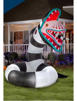 10 Foot Animated Inflatable Beetlejuice Sand Worm Decoration