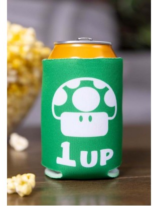 1 Up Super Mario Bros. Green Can Cooler