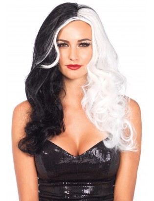 Two-Tone Long Wavy Villainess Wig